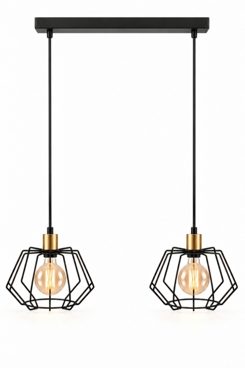 Lampa wisząca 2xE27 LUNA GOLD