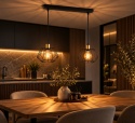 Lampa wisząca 2xE27 LUNA GOLD