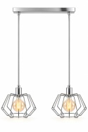 Lampa wisząca 2xE27 LUNA SILVER
