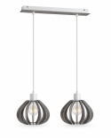 Lampa wisząca 2xE27 NICOLETA GREY 834