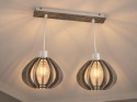 Lampa wisząca 2xE27 NICOLETA GREY 834