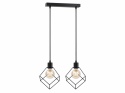 Lampa wisząca 2xE27 RUBEN BLACK