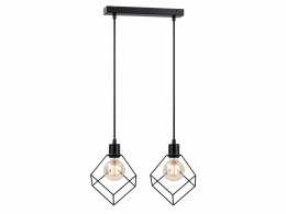 Lampa wisząca 2xE27 RUBEN BLACK