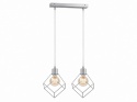 Lampa wisząca 2xE27 RUBEN SILVER