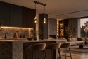 Lampa wisząca 2xE27 SELENE BLACK/GOLD