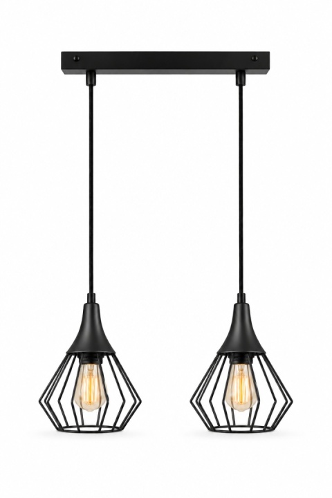 Lampa wisząca 2xE27 SELENE BLACK