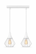 Lampa wisząca 2xE27 SELENE WHITE