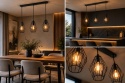 Lampa wisząca 3xE27 LEX BLACK