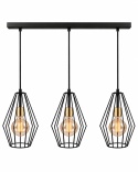 Lampa wisząca 3xE27 LEX GOLD