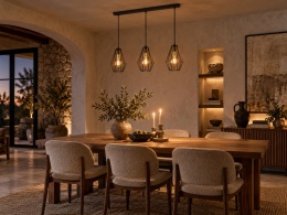Lampa wisząca 3xE27 LEX GOLD
