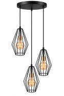 Lampa wisząca 3xE27 LEX GOLD
