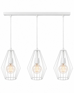 Lampa wisząca 3xE27 LEX WHITE