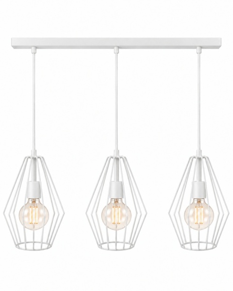 Lampa wisząca 3xE27 LEX WHITE