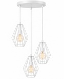 Lampa wisząca 3xE27 LEX WHITE