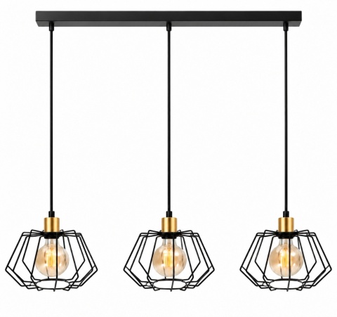 Lampa wisząca 3xE27 LUNA GOLD