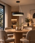 Lampa wisząca 3xE27 Madera Long XL Black