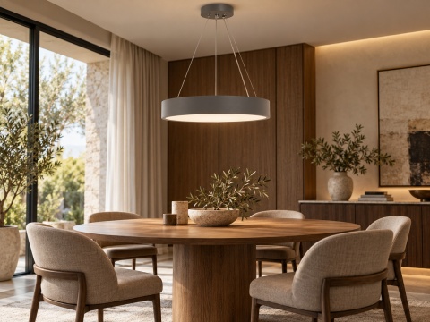 Lampa wisząca 3xE27 Madera Long XL Grey