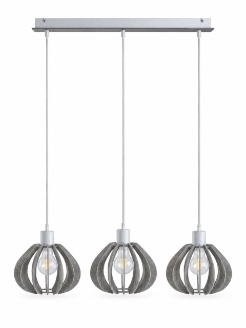 Lampa wisząca 3xE27 NICOLETA GREY 835
