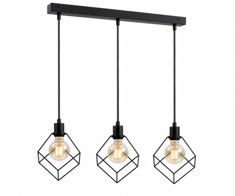 Lampa wisząca 3xE27 RUBEN BLACK