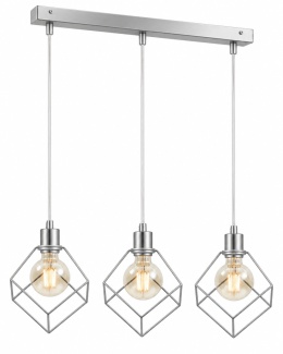 Lampa wisząca 3xE27 RUBEN SILVER
