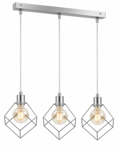 Lampa wisząca 3xE27 RUBEN SILVER