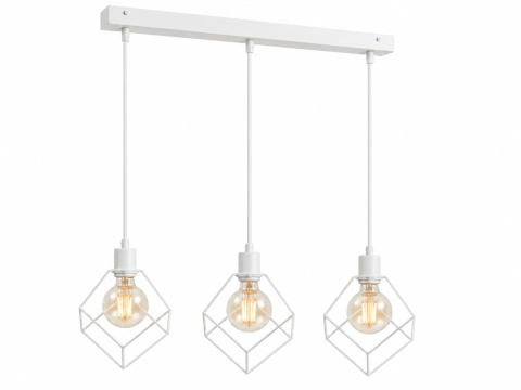 Lampa wisząca 3xE27 RUBEN WHITE
