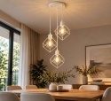 Lampa wisząca 3xE27 RUBEN WHITE