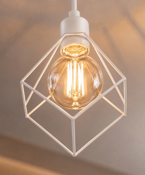 Lampa wisząca 3xE27 RUBEN WHITE