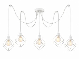 Lampa wisząca 3xE27 RUBEN WHITE