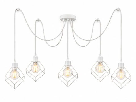 Lampa wisząca 3xE27 RUBEN WHITE