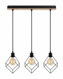 Lampa wisząca 3xE27 RUBEN WOOD