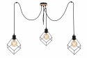 Lampa wisząca 3xE27 RUBEN WOOD