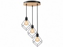 Lampa wisząca 3xE27 RUBEN WOOD