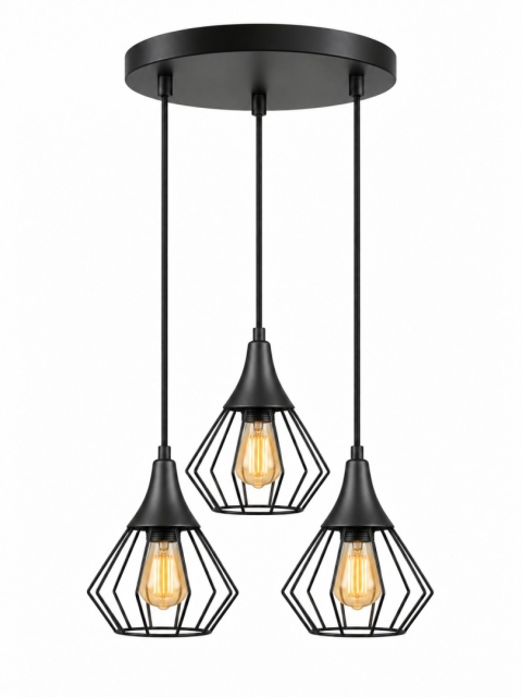 Lampa wisząca 3xE27 SELENE BLACK