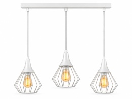 Lampa wisząca 3xE27 SELENE WHITE