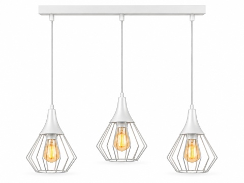 Lampa wisząca 3xE27 SELENE WHITE