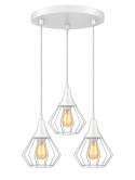 Lampa wisząca 3xE27 SELENE WHITE