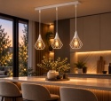 Lampa wisząca 3xE27 SELENE WHITE