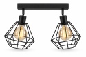 Spot 2xE27 FOSKAL BLACK