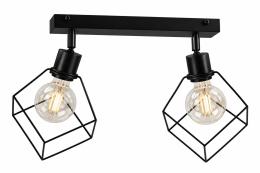 Spot 2xE27 RUBEN BLACK