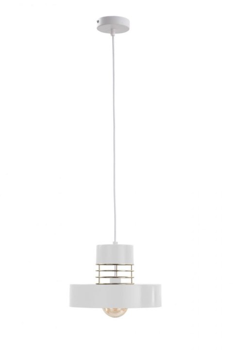 Lampa wisząca 1xE27 BOSSI GOLD/WHITE