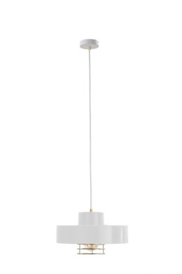 Lampa wisząca 1xE27 BOSSI II GOLD/WHITE