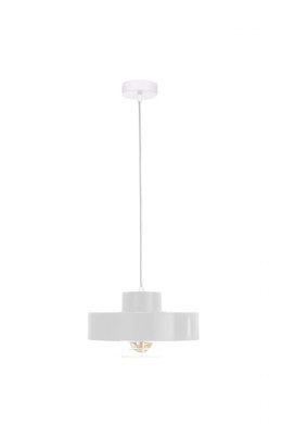 Lampa wisząca 1xE27 BOSSI II WHITE