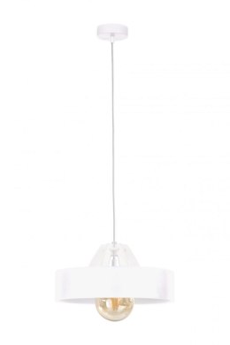 Lampa wisząca 1xE27 BOSSI WOOD WHITE