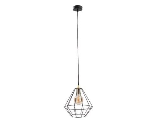 Lampa wisząca 1xE27 FARO BLACK /GOLD