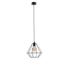 Lampa wisząca 1xE27 FARO BLACK