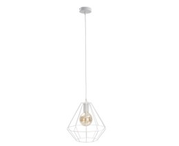 Lampa wisząca 1xE27 FARO WHITE