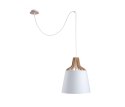 Lampa wisząca 1xE27 IVONE WHITE LONG 752
