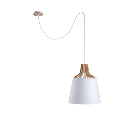 Lampa wisząca 1xE27 IVONE WHITE LONG 752