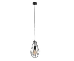 Lampa wisząca 1xE27 LEX BLACK